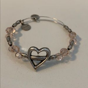 Alex & Ani swarsorski pink bracelet